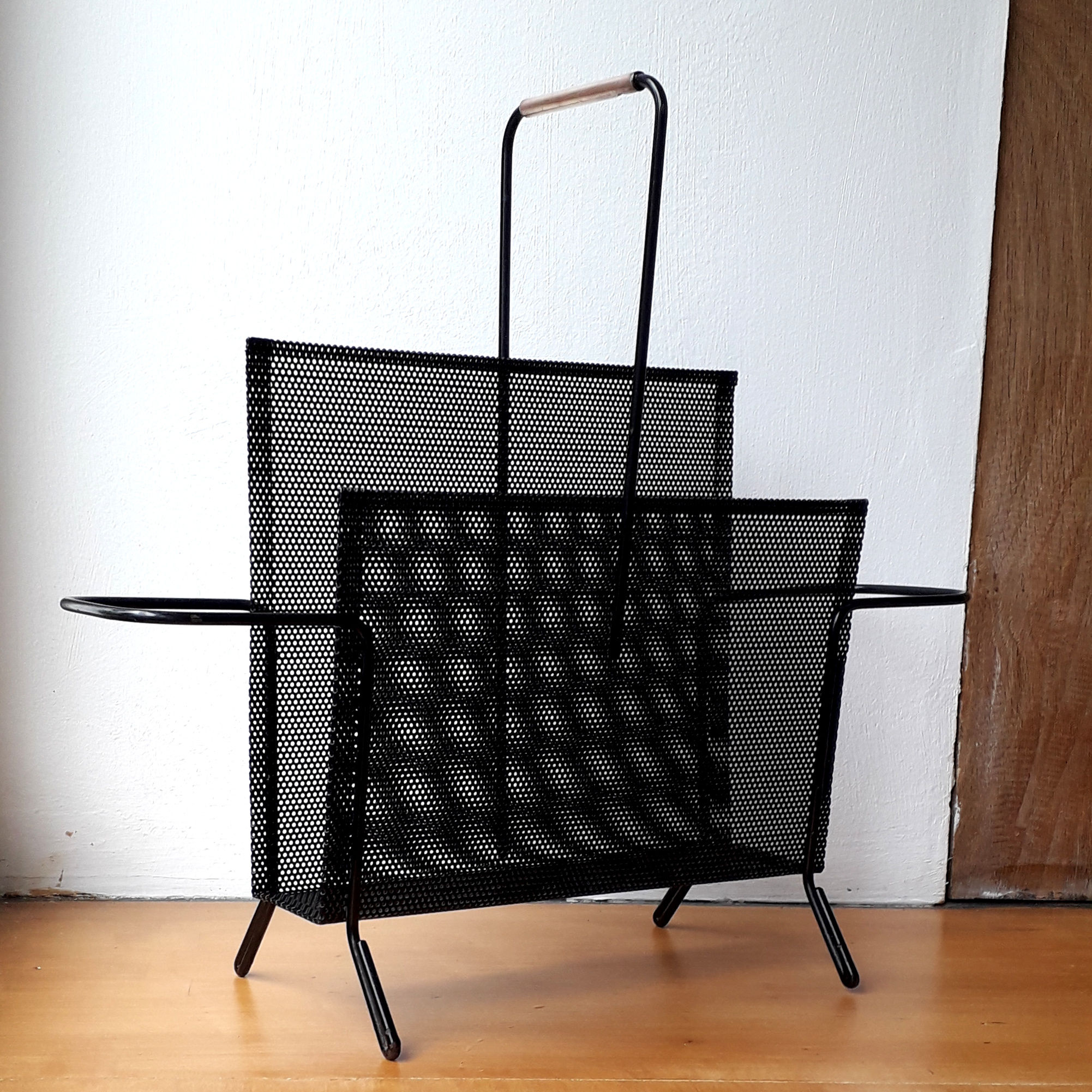 Mathieu Matégot's magazine rack, c. 1955 | Paul Bert Serpette
