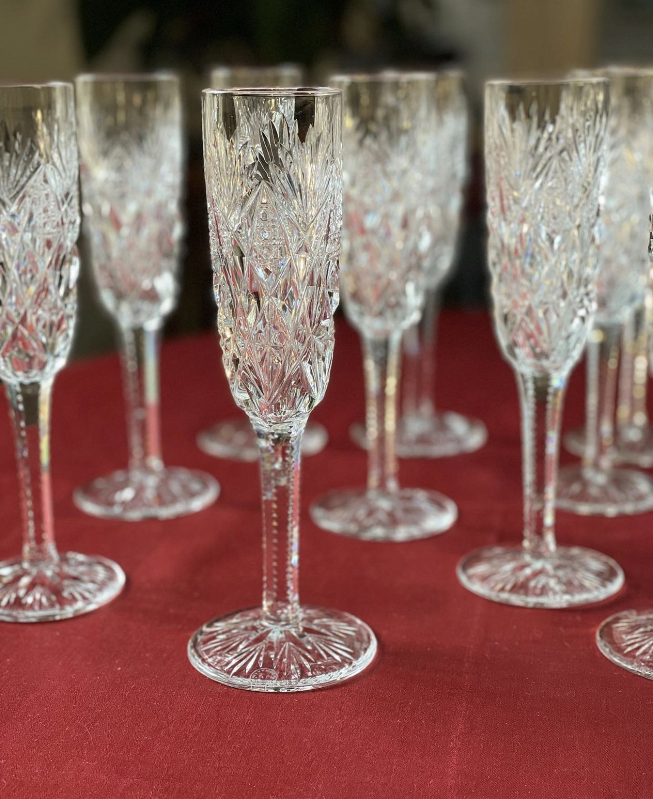 Flûtes à Champagne En Cristal Personnalisées Avec Gravure - Boîte Cadeau Luxe, Pour Mariage, Anniversaire