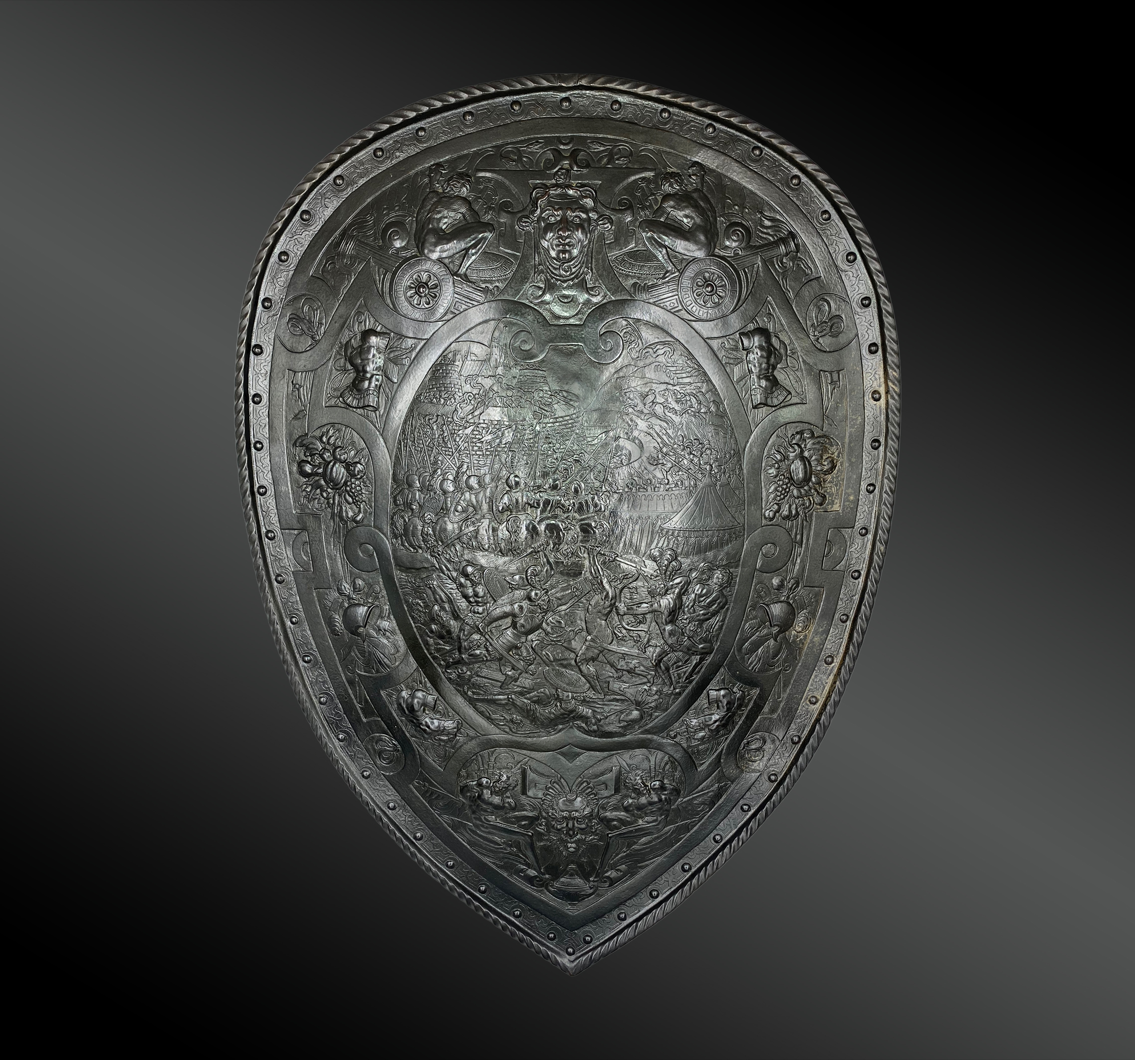 Decorative SHIELD - France - 19th century | Paul Bert Serpette