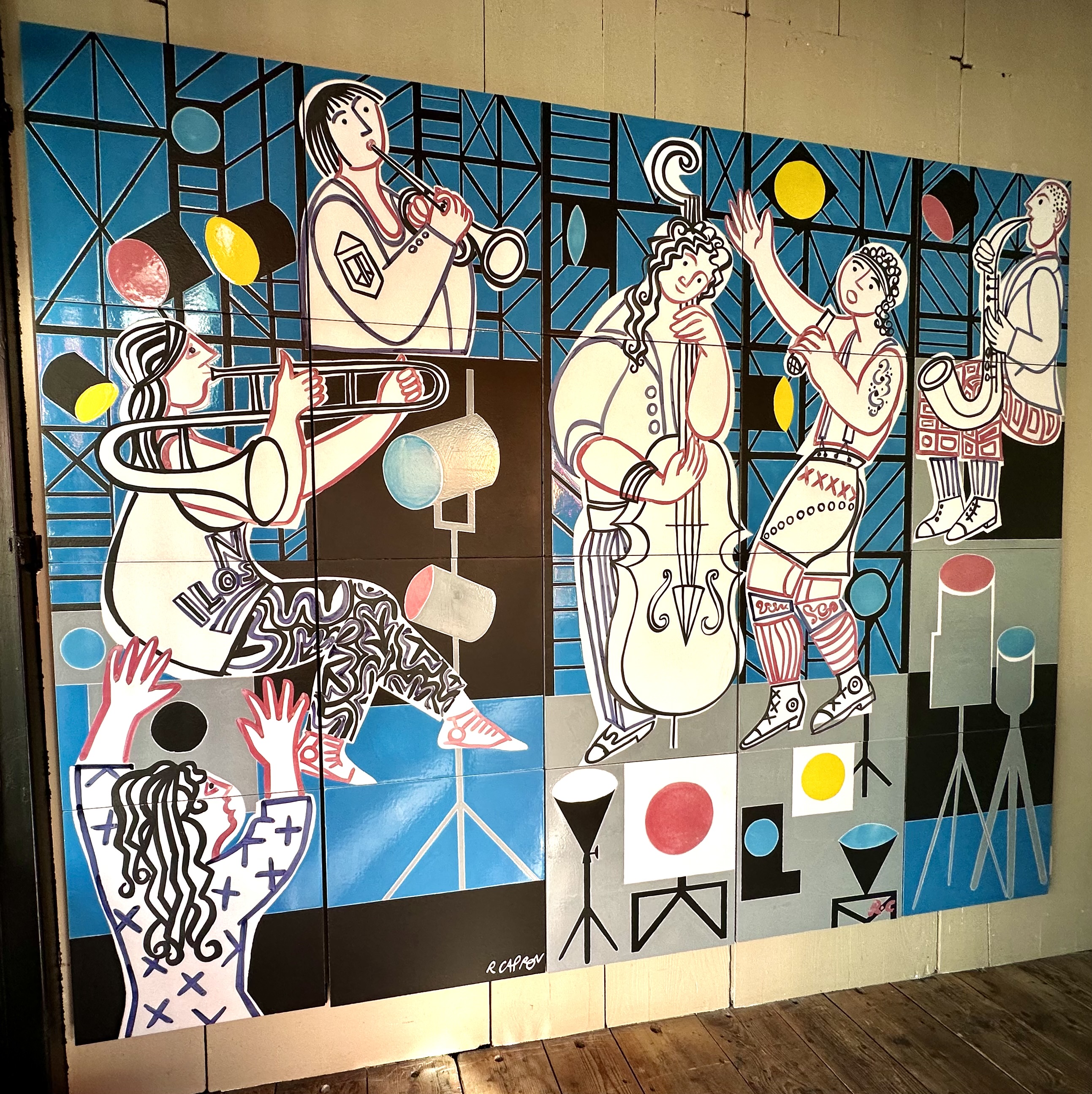 Roger Capron - Decorative Panel - Unique Piece - 1987 | Paul Bert