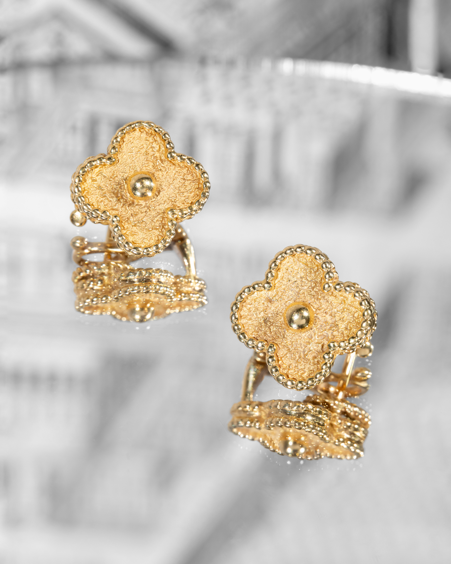 Boucles D'oreilles Vintage - Bijou Ancien, Modèle Unique