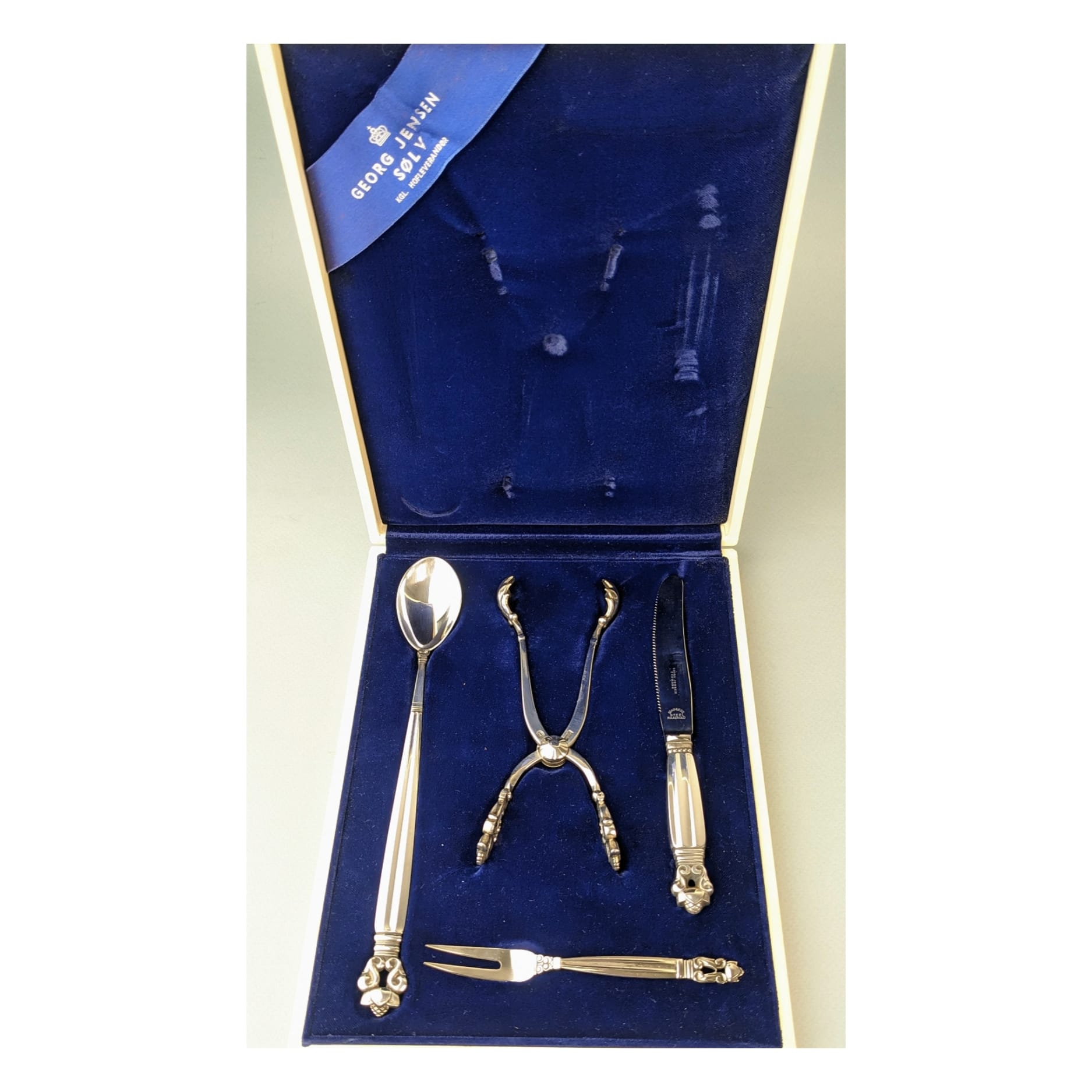 Porte-clés Georg Jensen Avec Breloque éléphant En Argent Sterling - Occasion Très Bon état