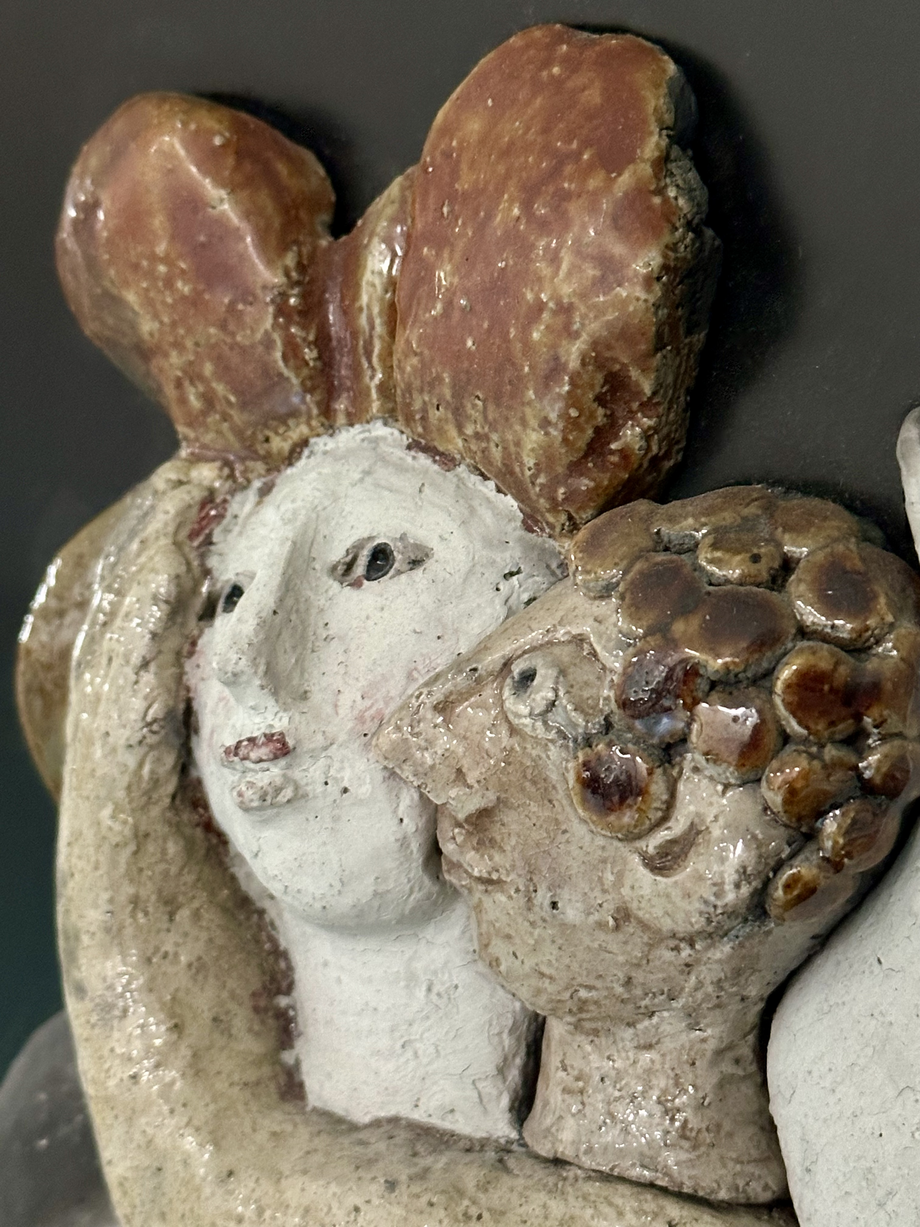 Roger Raku Raku Twoa Panneau Décoratif, Roger Capron, Vallauris 1995 | Paul Bert Serpette