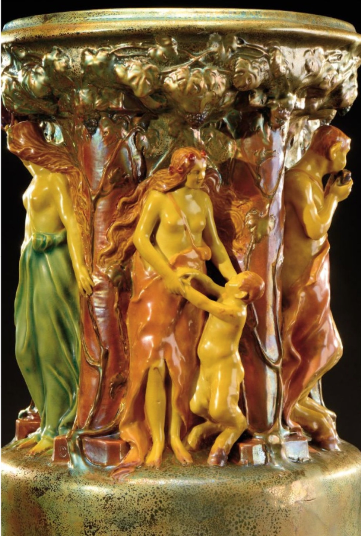 Louis Valtat、VASE、海外版超希少レゾネ、新品額付 Vase by Lajos Mack (1876-1963) for Zsolnay | Paul Bert Serpette