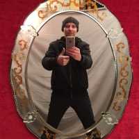 MIROIR MIRROR ovale italian murano furniture 