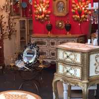 meuble miroir applique lustre italien venitien murano mirror furniture