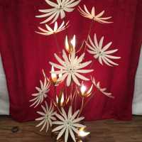 lampe daisies marguerites light lumière golden doré lampadaire