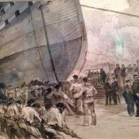 MARINE.BAPTEME D'UN NAVIRE