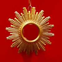 miroir mirror doré sun convex convexe sorcière witch golden