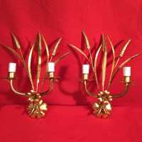 paire pair applique light fixture golden épis