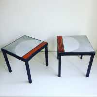 Paire de tables de Roger capron