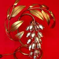 lampe lamp silver golden doré argenté