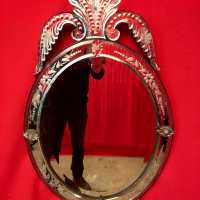 miroir italien murano 1950 venitien