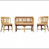Rattan bench