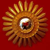 mirror golden mirror sun convex convex witch golden witch