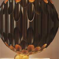 Lamp model Ruche Boule en Bronze by Michel Armand, years 70 - Paul Bert Serpette