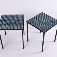Pair of side tables, Roger Capron, circa 1950