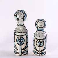Glazed ceramic bottles, Roger Capron, c. 1960