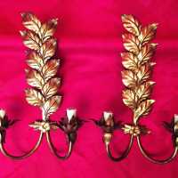 pair pair applies light fixture golden