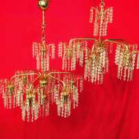 pair pair chandelier chandelier crystal crystal light fixture pendant pendants