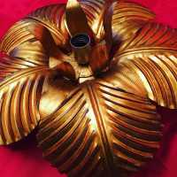 ceiling lamp golden iron applies