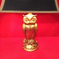 golden gold lamp owl owl lamp black