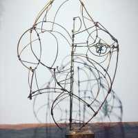 Sculpture in copper wire, S. Tomshinsky, 1964,