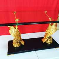 Italian golden eagle coffee table