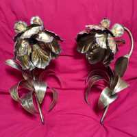 gold iron lightfixture