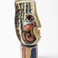 Ceramic sculpture by Michel Lanos.
