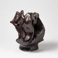 Ceramic sculpture by Michel Lanos.