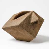Ceramic sculpture by Michel Lanos, circa 1980-1990.
