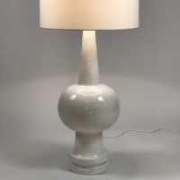 White ceramic lamp