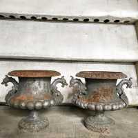 Pair of garden vases, nineteenth