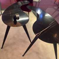 black marble console