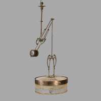 Great Art Nouveau suspention, circa 1900