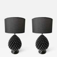 Firlaro ceramic pineapple lamp