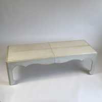Parchment coffee table
