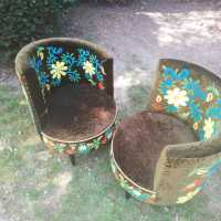 Flower armchairs