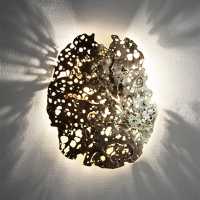 wall light in bronze model Ecume