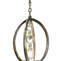 Chandelier in bronze and rock Crystal model Stone