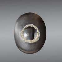 Mirror in bronze model Ove by Christine Rouviere