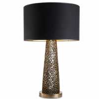 Pair of table lamps in bronze model Tube by Christine Rouviere.