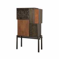 Cabinet in bronze model Mikado by Christine Rouviere.