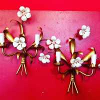 golden iron applique gold light white white
