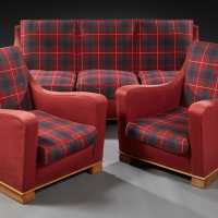 Living room: Sofa and two armchairs