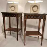 Pair of Maison Mailfert nightstands. Night stands