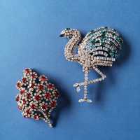 Fantasy brooches by Roger Jean-Pierre