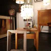 Charlotte Perriand stool, les Arcs, Mathieu Matégot frame