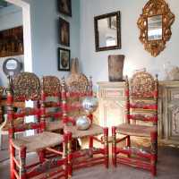 Four Mallorquin chairs, 17th century